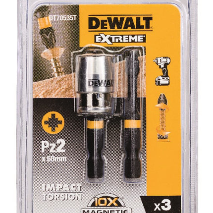 DeWALT Impact torsion 2xpz2 50mm + 1"maglock DT70535T