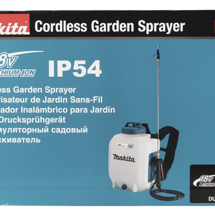 Makita DUS108Z LXT 18V Ruggedragen Drukspuit 10 Liter