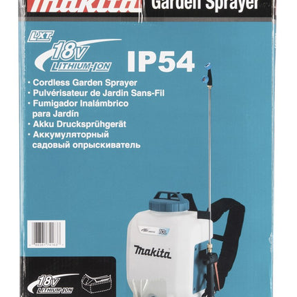 Makita DUS108Z LXT 18V Ruggedragen Drukspuit 10 Liter