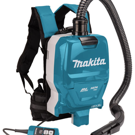 Makita DVC261ZX22 2X18V Rugstofzuiger voor Schoonmaak
