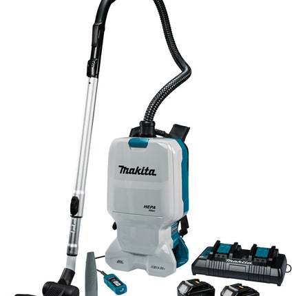 Makita DVC660PT2 2X18V Rugstofzuiger voor Schoonmaak
