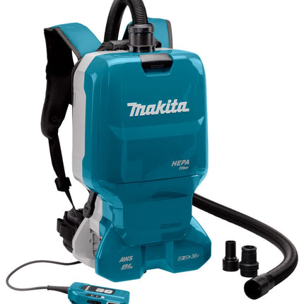 Makita DVC665ZU 2X18V Rugstofzuiger