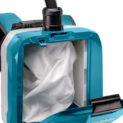 Makita DVC665ZU 2X18V Rugstofzuiger