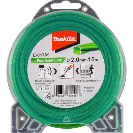 Makita Maaidraad 2,0X15M Groen 2X15MTR Grn – E-01769