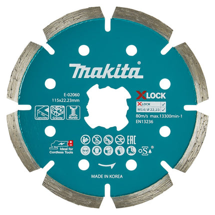 Makita Diamantschijf 115mm X-L 115X22,2mm – E-02060