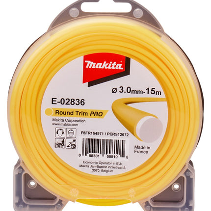 Makita Maaidraad 3,0mm X 15M Rond – E-02836