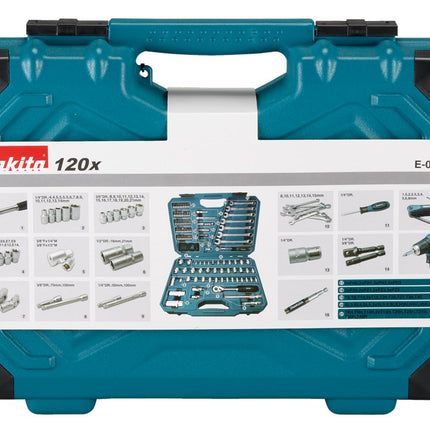 Makita Handgereedschapset 120-Delig 120 Delig – E-06616