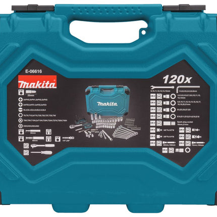 Makita Handgereedschapset 120-Delig 120 Delig – E-06616