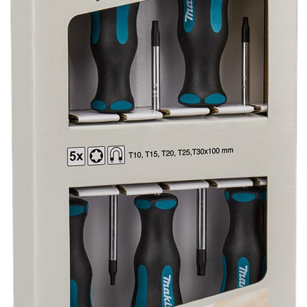 Makita Schroevendraaierset 5-Delig Schroevendraaier Set 5-DLG – E-10534