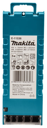 Makita Steenboorset 5-Delig – E-11536