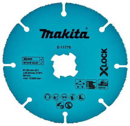 Makita Doorslijpschijf 125mm TCG Diamantschijf X-Lock – E-11776