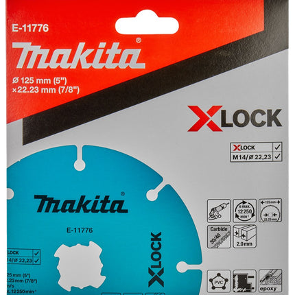 Makita Doorslijpschijf 125mm TCG Diamantschijf X-Lock – E-11776