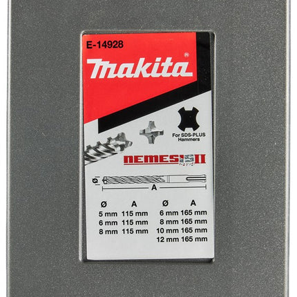 Makita P4S SDS-PLUS Betonboor 7-Delig Set – E-14928