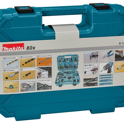 Afbeelding Makita handgereedschapsset 80-delig E-15104