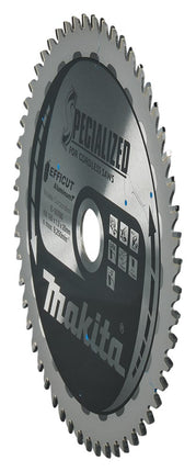 Makita Afkort- en Cirkelzaagblad Aluminium HM Zaagblad 165X20mm 54T -3G Alu – E-16760