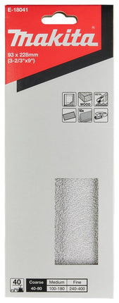 Makita SCHUURVEL 228X93 K40 RED