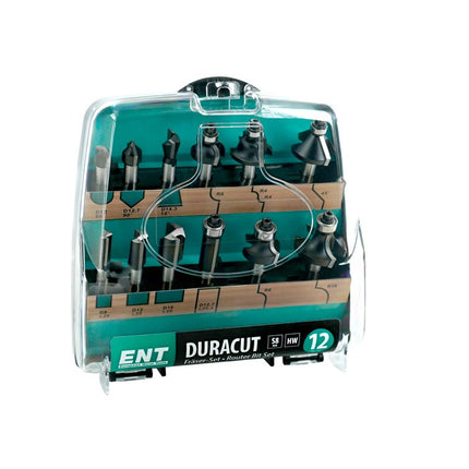 ENT Houtfreesset HM Schacht 8mm 12-Delig – 7909012