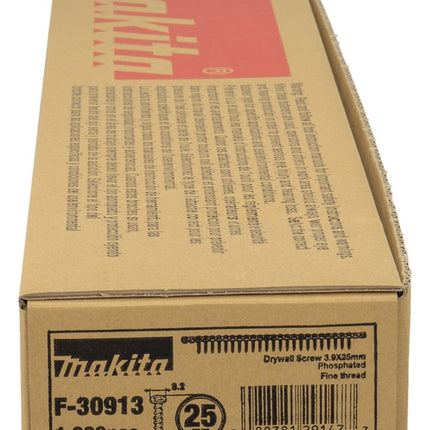 Makita Schroeflint Gipsplaat 3,9X25mm – F-30913