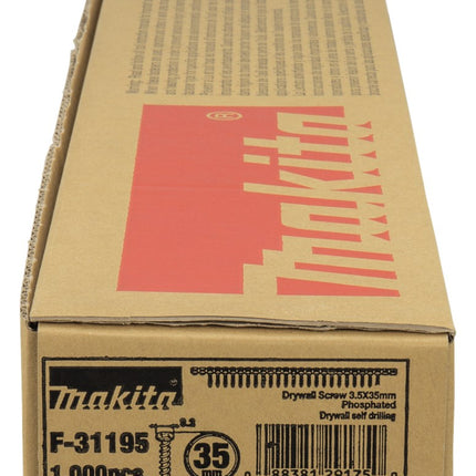 Makita Schroeflint Gipsplaat 3,5X35mm met Boorpunt – F-31195