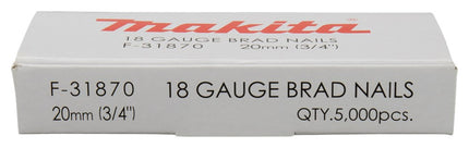 Makita BRAD 20mm 1,0X1,2mm – F-31870
