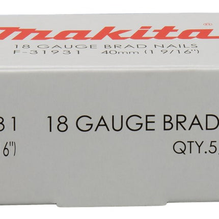 Makita BRAD 40mm Gegalv 5000st 1.05mm Breed / 125mm DIK – F-31931