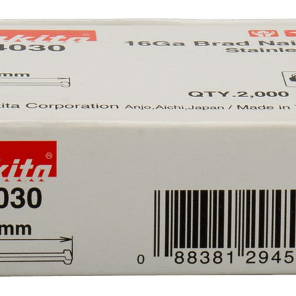 Makita BRAD 25mm 1,3X1,6mm RVS – F-34030