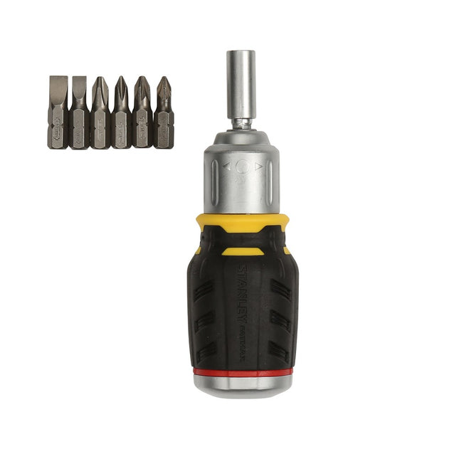 STANLEY FATMAX RATELSCHROEVENDRAAIER STUBBY 6 BITS