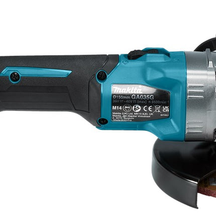 Makita GA035GZ 40V Max Haakse Slijper 150 mm