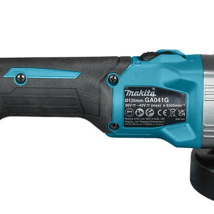 Makita GA041GZ 40V Max Haakse Slijper 125mm X-LOCK