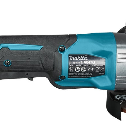 Makita GA047GZ 40V Max Haakse Slijper 125mm X-LOCK