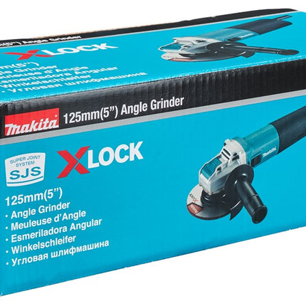 Makita GA5080RX02 230V Haakse Slijper 125mm X-LOCK