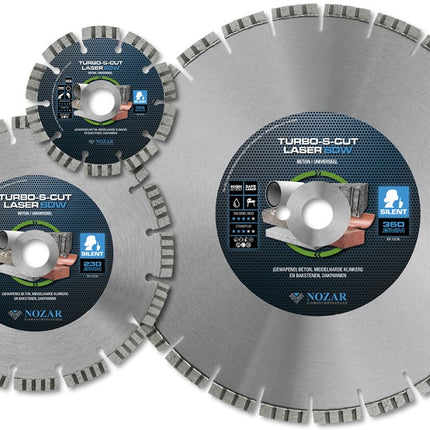 Nozar Diamantblad 400 25,4mm Turbo-S-CUT Laser – 6440537