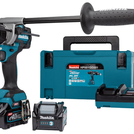 Makita HP001GD201 40V Max Klopboor- Schroefmachine