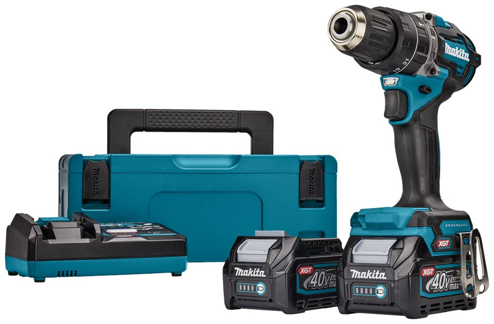 Makita HP002GD201 40V Max Klopboor- Schroefmachine