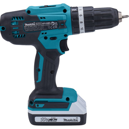 Makita HP488DWAE 18V Klopboor- Schroefmachine