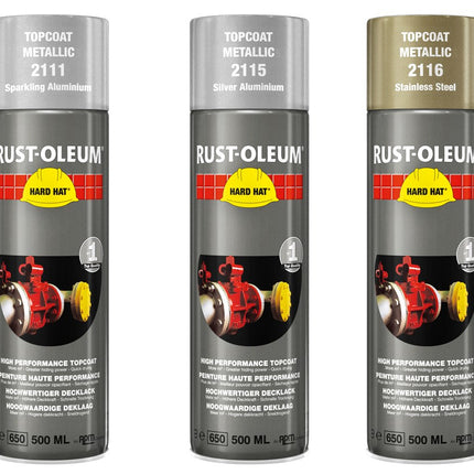 Rust-Oleum Spuitbus Aluminium Metallic 500 ML - 2111 – 1551666