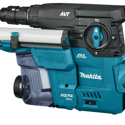 Makita HR009GM202 40V Max Combihamer met Stofafzuiging en 2X 4.0Ah Accu