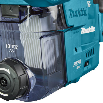 Makita HR009GM202 40V Max Combihamer met Stofafzuiging en 2X 4.0Ah Accu