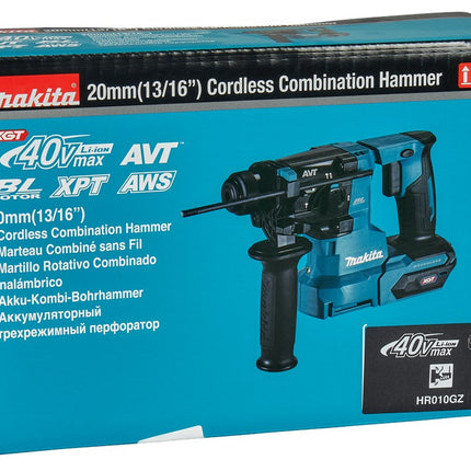 Makita HR010GZ 40V Max Combihamer in Doos