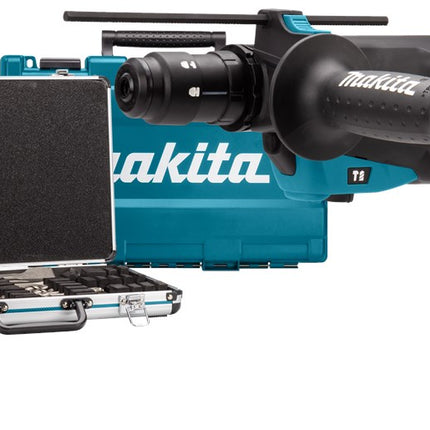 Makita HR2630TX12 230V Combihamer 230V 17-Delige Boren Beitelset Koffer