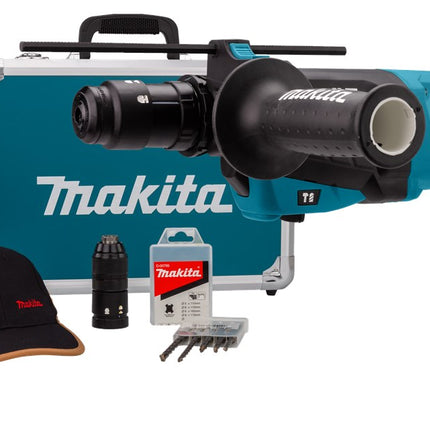 Makita HR2631FT13 230V Combihamer in Koffer 230V 5-Delige Borenset