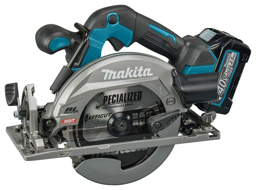 Makita HS012GD201 40V Max Cirkelzaag 165 mm