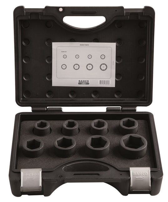 Bahco Slagdoppenset 3/4" 8D – K8901M/8