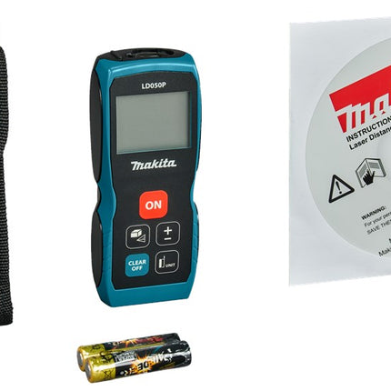 Makita LD050P Laserafstandsmeter 50 Meter Afstandmeter