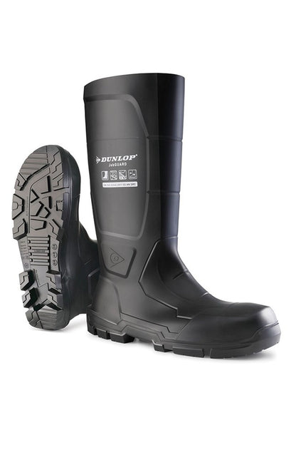 Dunlop Jobguard Laars Zwart S5 - Maat 44STALEN NEUS – 8713197371328