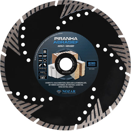 Nozar Diamantblad Piranha Abrasive 230 – 6440204