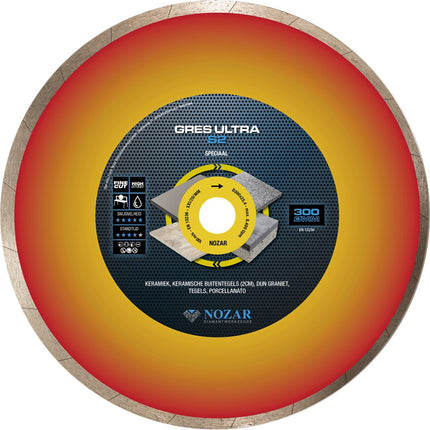 Nozar Diamantblad GRES Ultra S2 300mm / 25,4mm – 6442222