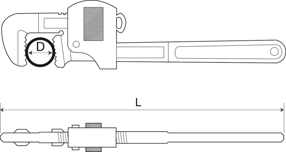 Bahco Pijptang ALBR 12 300mm – NS200-300