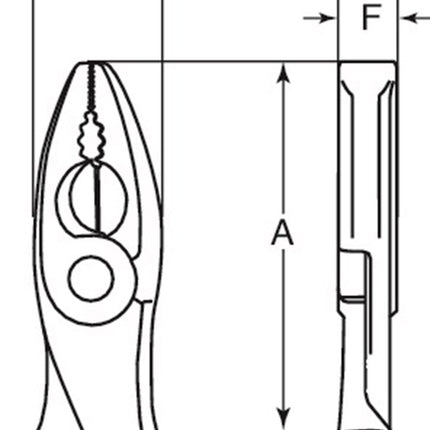 Bahco Combinatietang ALBR 200mm – NS400-200