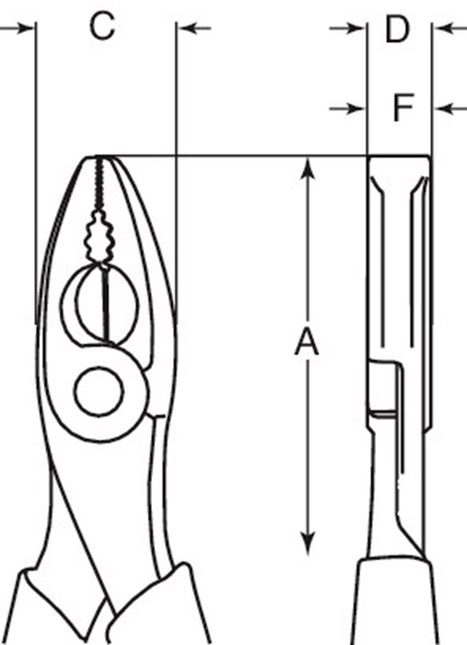 Bahco Combinatietang ALBR 200mm – NS400-200